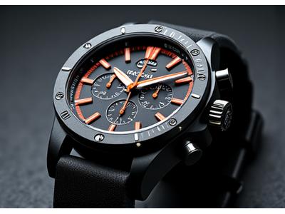 Durable sports chronograph watch